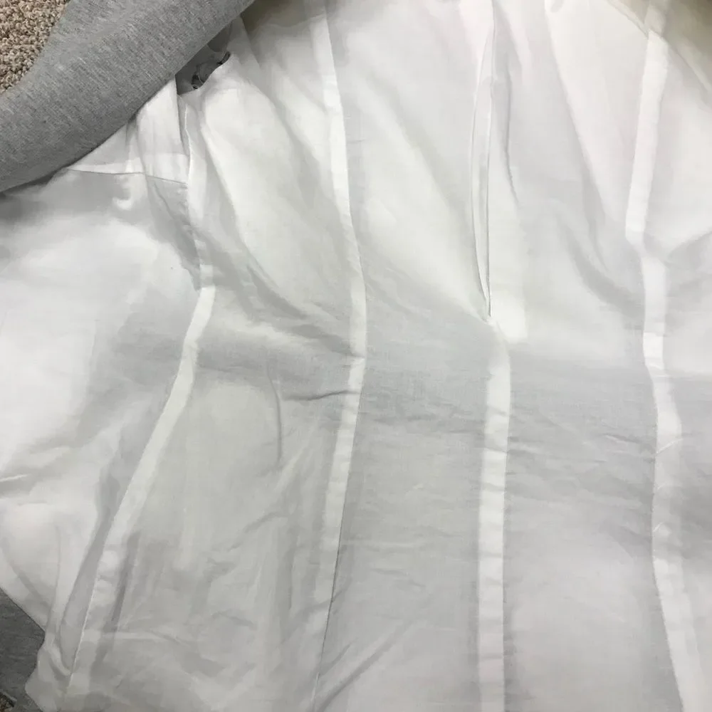 Zara grey cotton fitted jacket.    S/XS